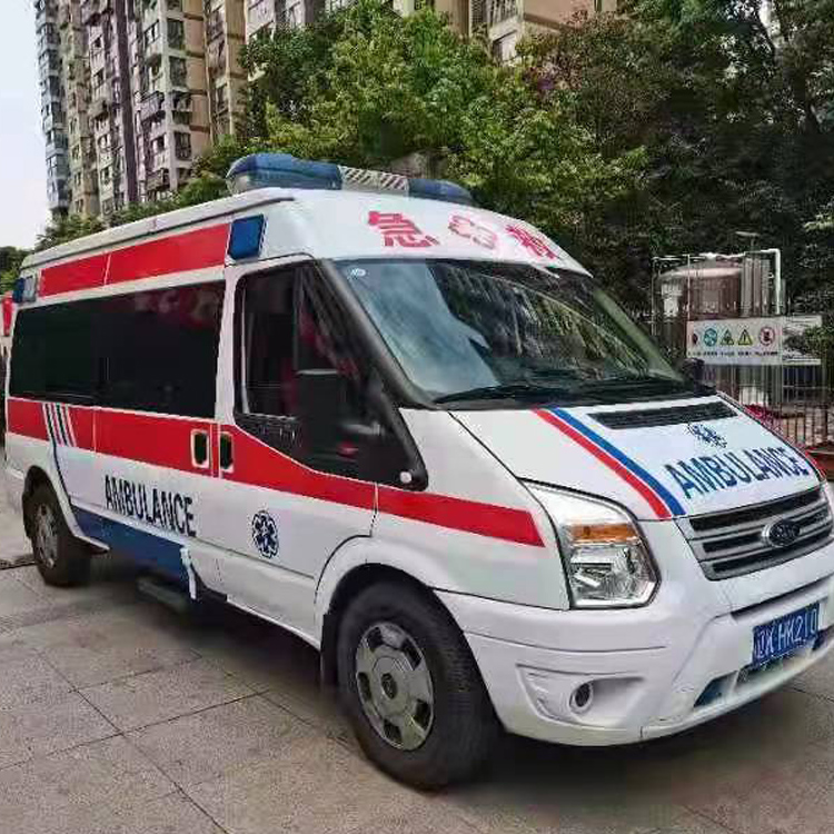峰峰矿长途救护车护送病人返乡